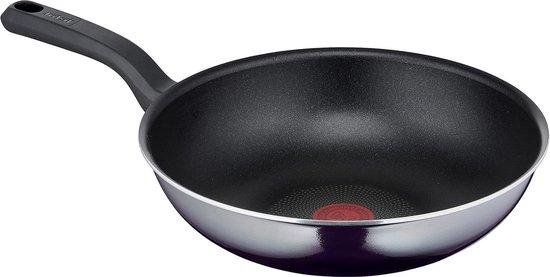 Famanu Wokpfanne 28 cm mit Titan-Antihaftbeschichtung - Flame Protect-Technologie - Schwarz SHSHOP