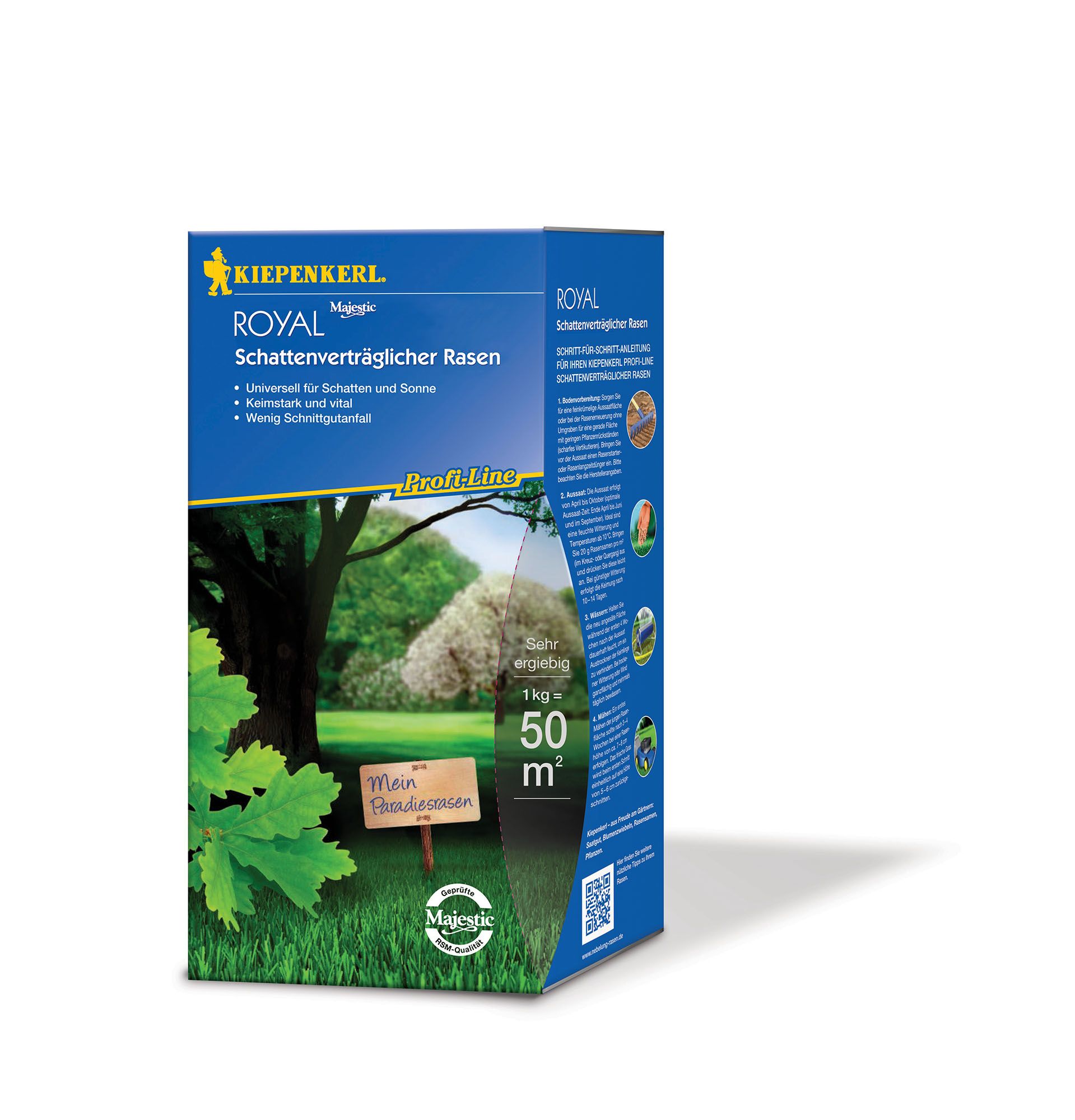 Nebelung Profi-Line Royal Schattenverträglicher Rasen 1 Kg 660403