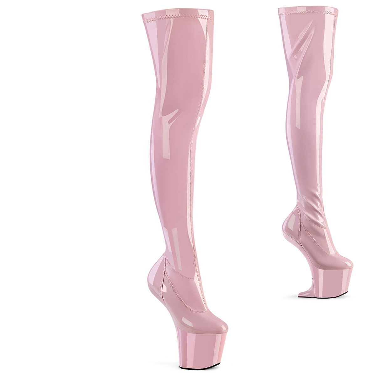 CRAZE-3000 Damen Boots von Pleaser, Rosa , EU 36, US 6