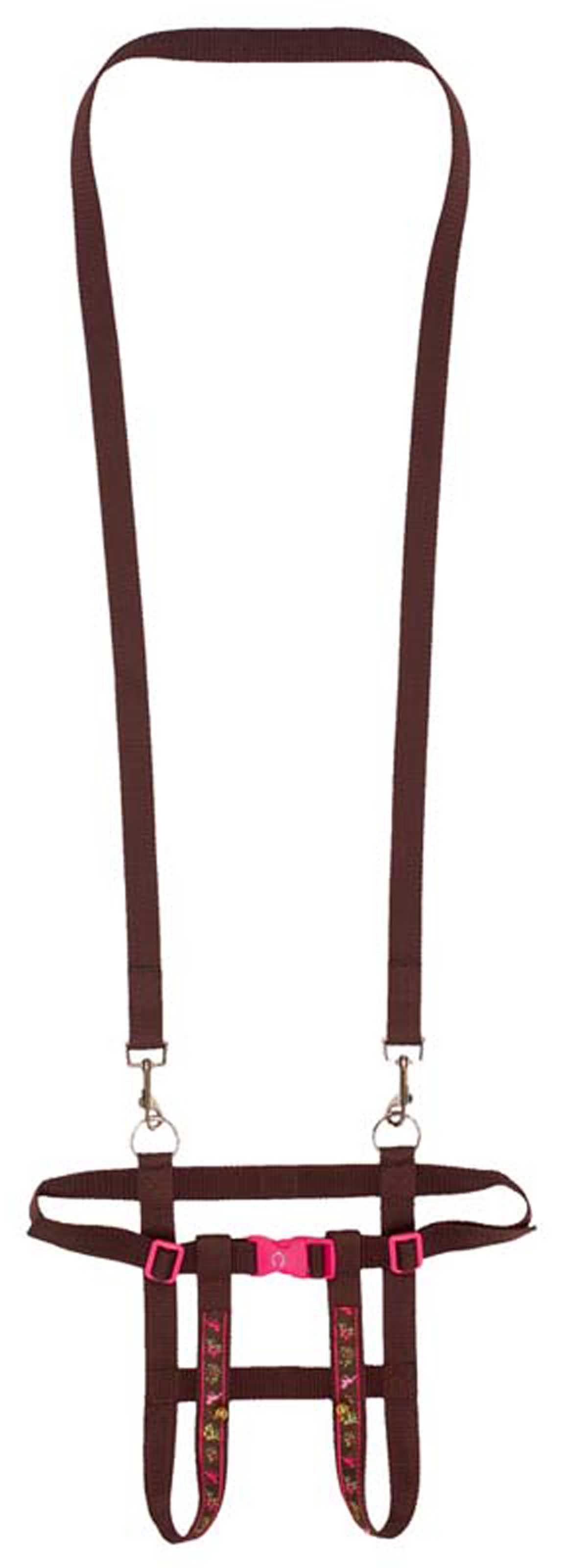 goki 63951 Pferdeleine mit Bestickung 1 Stück rot