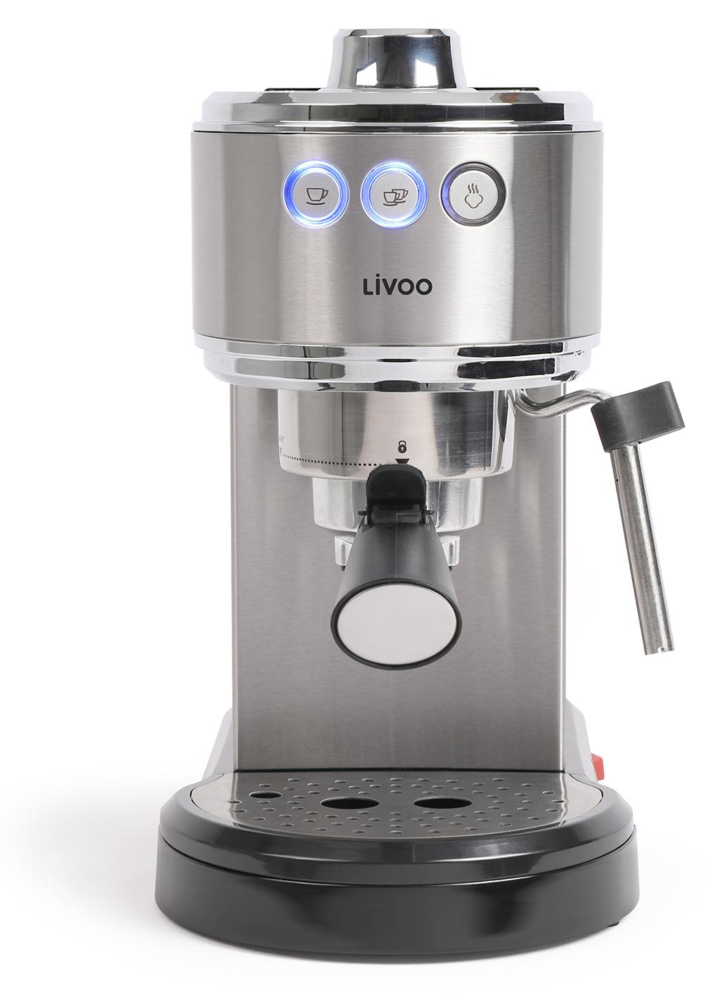 LIVOO Espresso kávovar Kávovar 1 L Kávový prášok Podložky Cappuccino DOD186