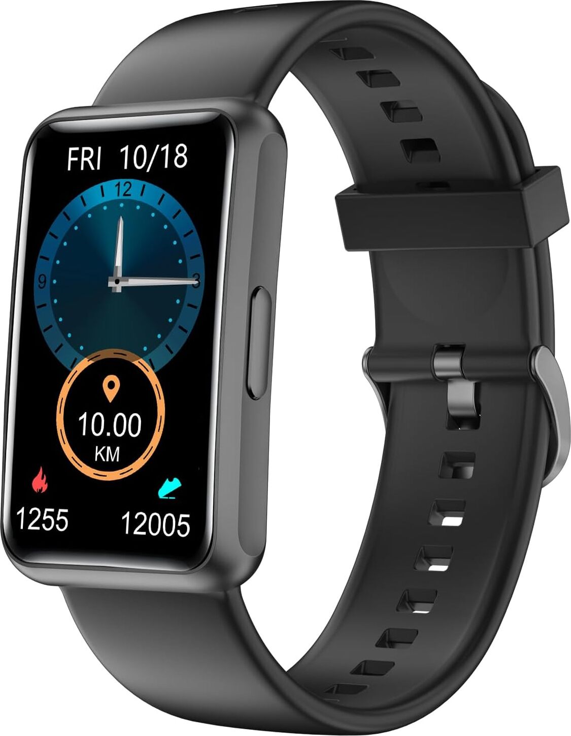 Fitness hodinky, krokomer (bez aplikácie a mobilného telefónu), 1,47" dotykový displej, počítadlo kalórií, monitorovanie spánku, stopky, vodotesnosť IP68, časovač