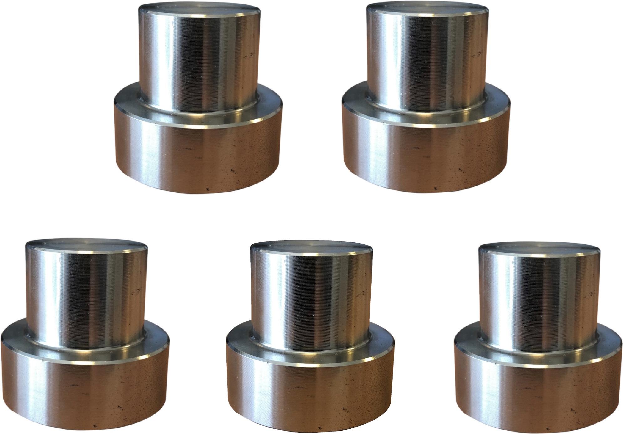 SRM Design 5x Spannbolzen 28mm Ø Schweißtisch Lochtisch Lochplatte Spannhilfe Bolzen