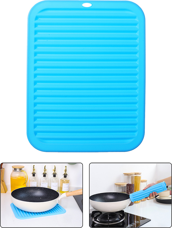 Silikon Wärmematte Mit Hitzebeständigen Handschuhen – Schutz Für Glätteisen & Lockenstab (bis 230°C)