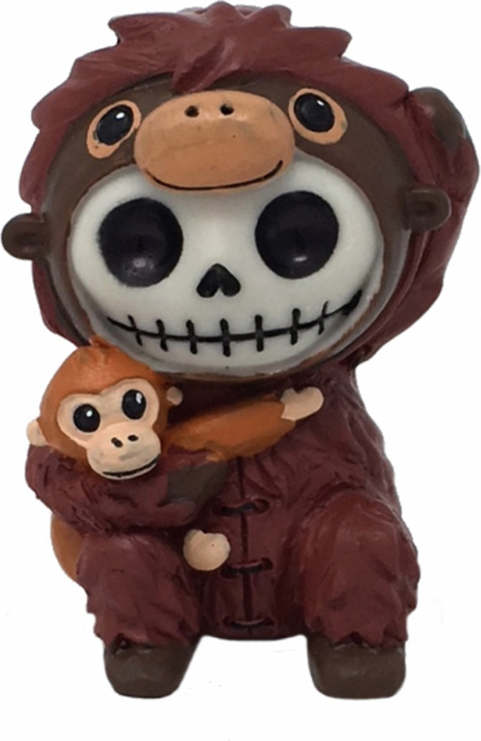 Horror-Shop Kleine Utan Furrybones Figur - Skelettfigur für Sammler von Furrybones Figuren 37053