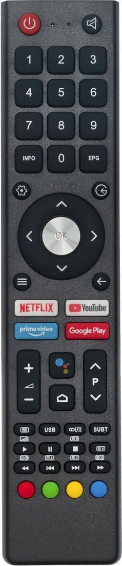 Telecomando IR Sostitutivo Per TV OK Android | Compatibile Con Modelli ODL, Senza Programmazione, ABS Resistente
