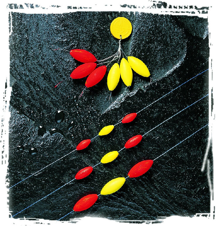 Jenzi Runde schwimmende Auftriebspiloten mit Stopper XL JE-8489-00X