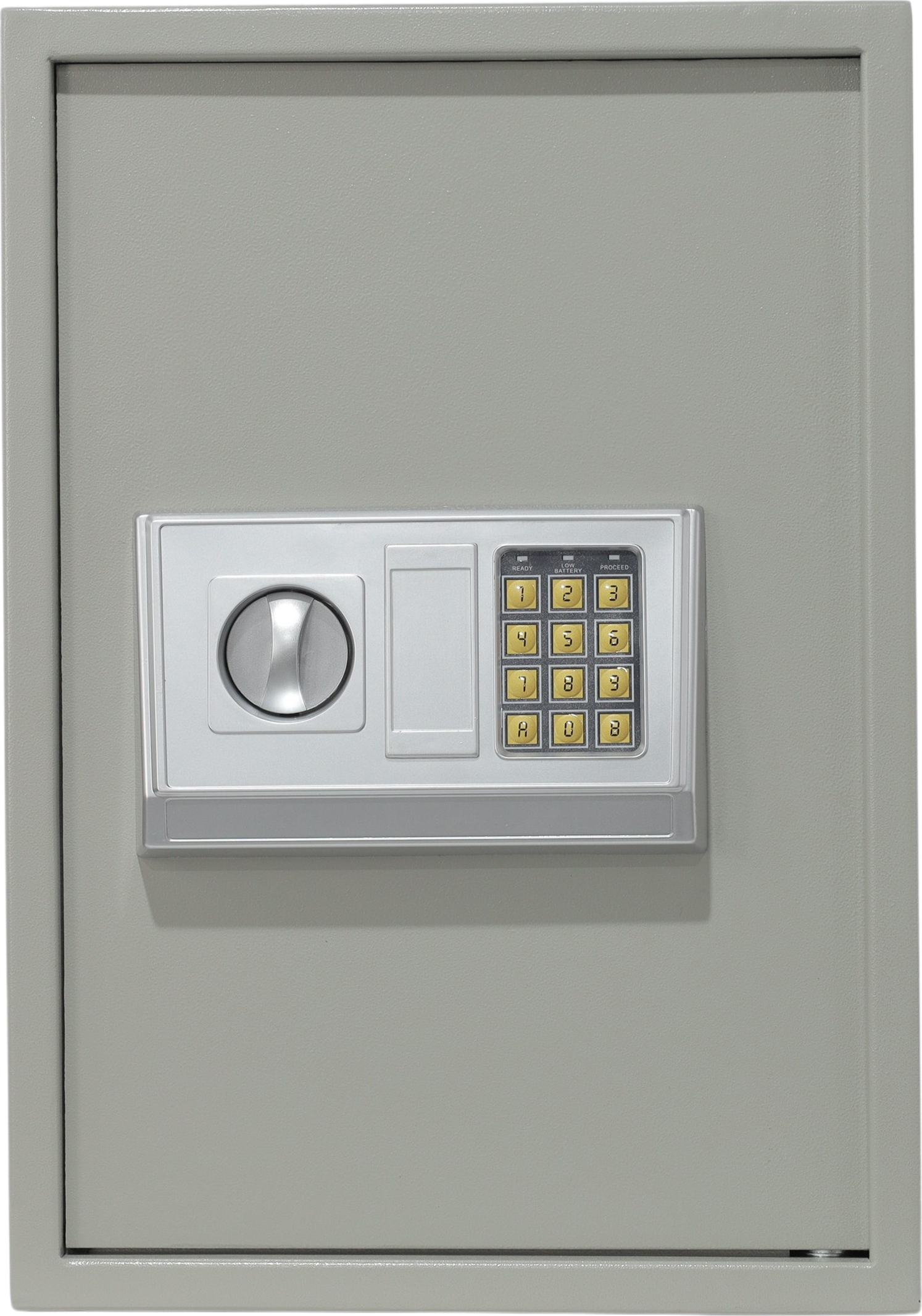 Helo Aktentresor Tresor Elektronikschloss Safe Möbeltresor Wandtresor Geldschrank A1 silber NEW-6779