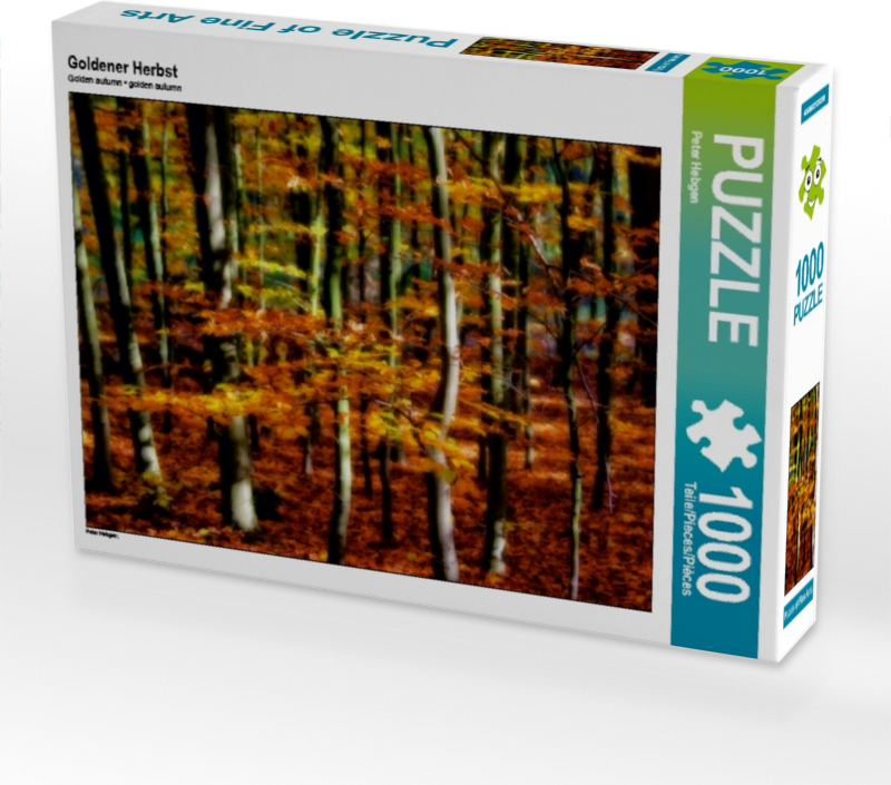 Calvendo Goldener Herbst 1000 Teile Puzzle quer 640x480mm, Hebgen Peter; 7289824