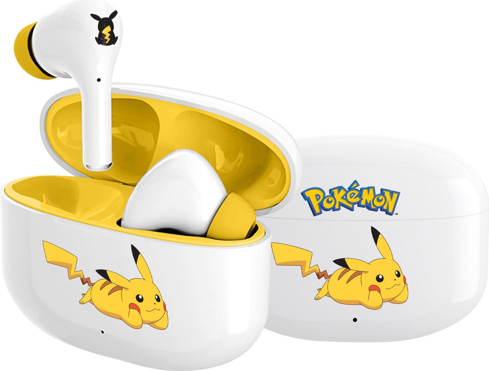 Bezdrôtové slúchadlá TWS Pikachu Yellow and White OTL Technologies Bluetooth 5.1