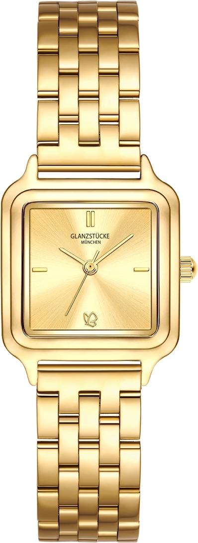 Glanzstücke München Armband-Uhr gelbgold Edelstahl gelbgold 10130037 101300370