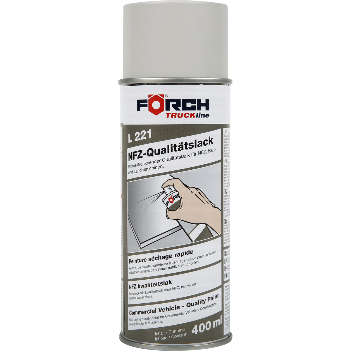 FÖRCH Lack Sonderfarben L221 TRUCKline FIAT 249 weiß 6210 2570