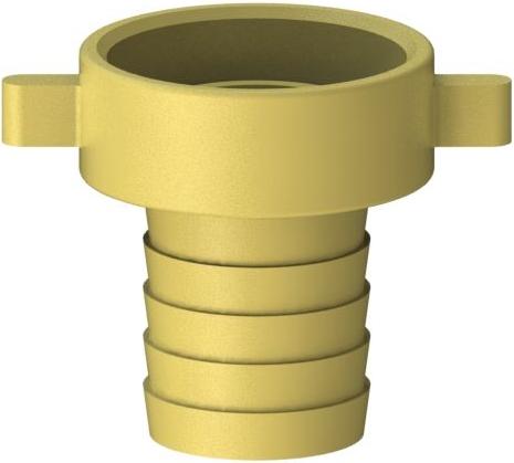 Js Ms-Schlauchverschraubung 2-Tlg.flachdichtend,1 1/4"X1 1/2"