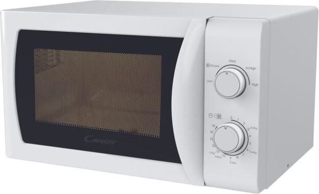 Mikrovlnná rúra Candy CMW20SMW, 20 l, 700 W, mechanické ovládanie, 5 výkonových stupňov, biela