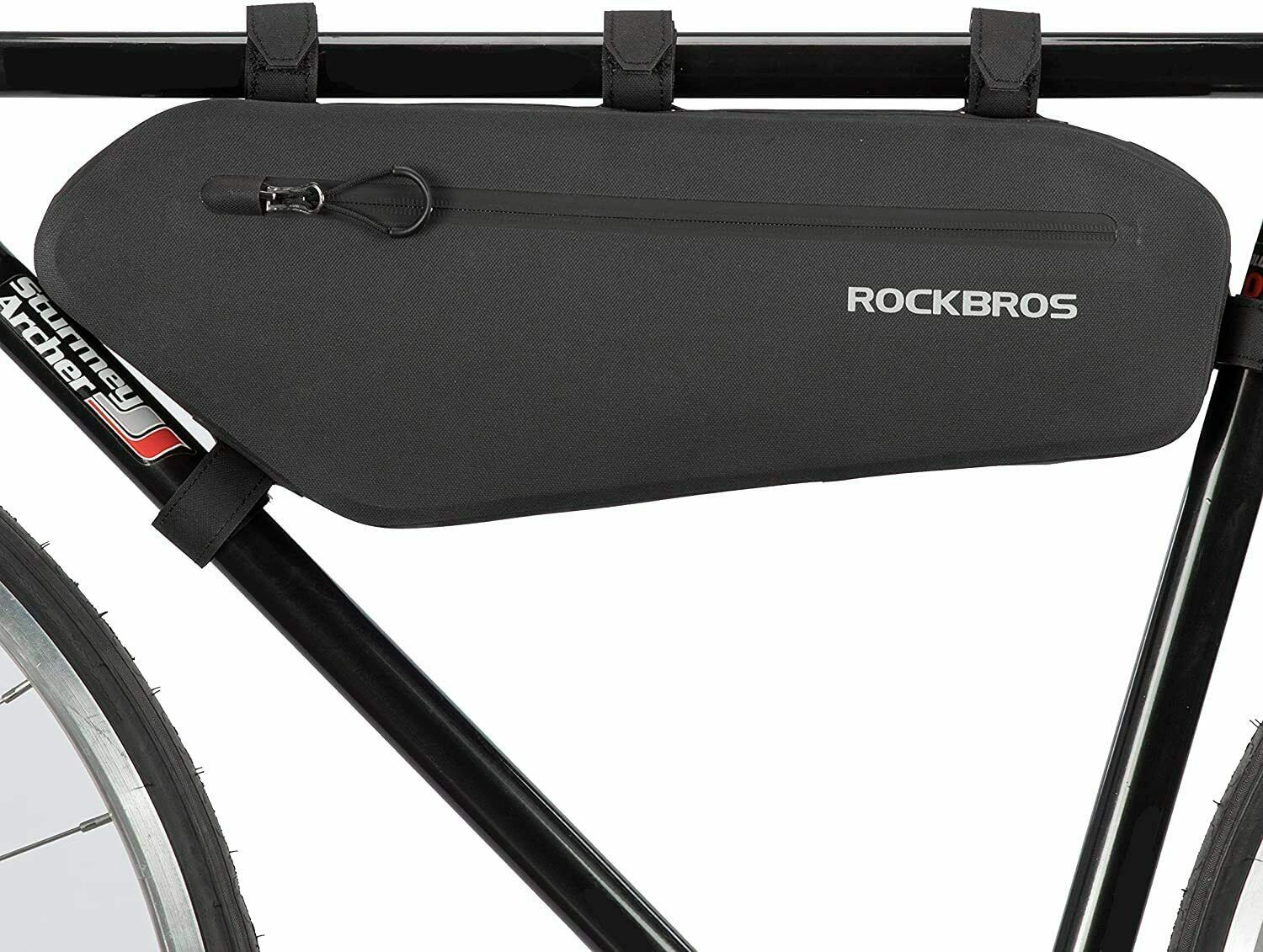 ROCKBROS Fahrradtasche Rahmentasche 2 in 1 Abnehmbare Fahrrad Satteltasche 2,5L