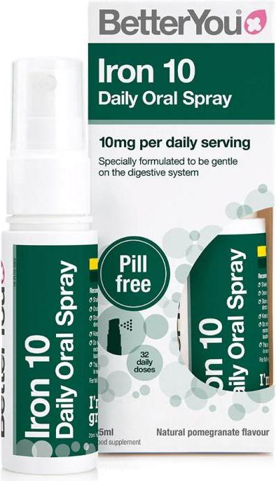 BetterYou Better You Iron 10 Eisenspray mit Granatapfelgeschmack 25 ml P37085