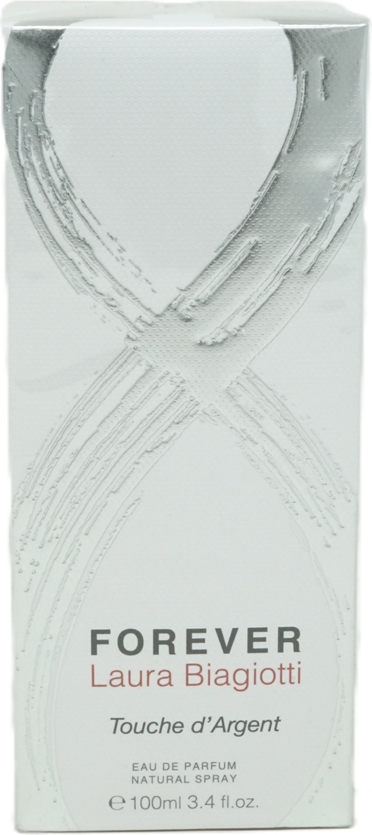 Laura Biagiotti Forever Touche d'Argent, 100 ml, Nádoba na jedno použitie, Bergamot, Čierne ríbezle, Hruška, Ružové korenie, Kosatec, Konvalinka, Pivonka, Tuberóza, Pižmo, Konárnik slivkový, Tonka, Vanilka, Sprej