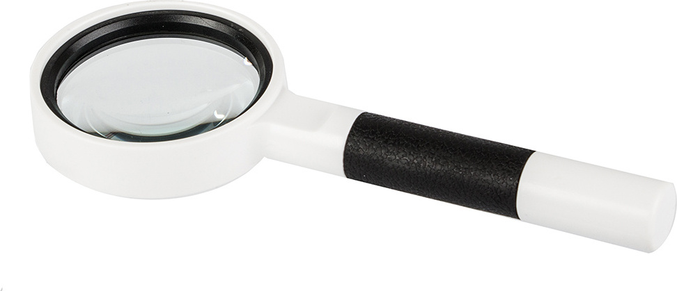 Verk 09182: Vergrößerungsglas, 50 mm Durchmesser, 7-fache Vergrößerung