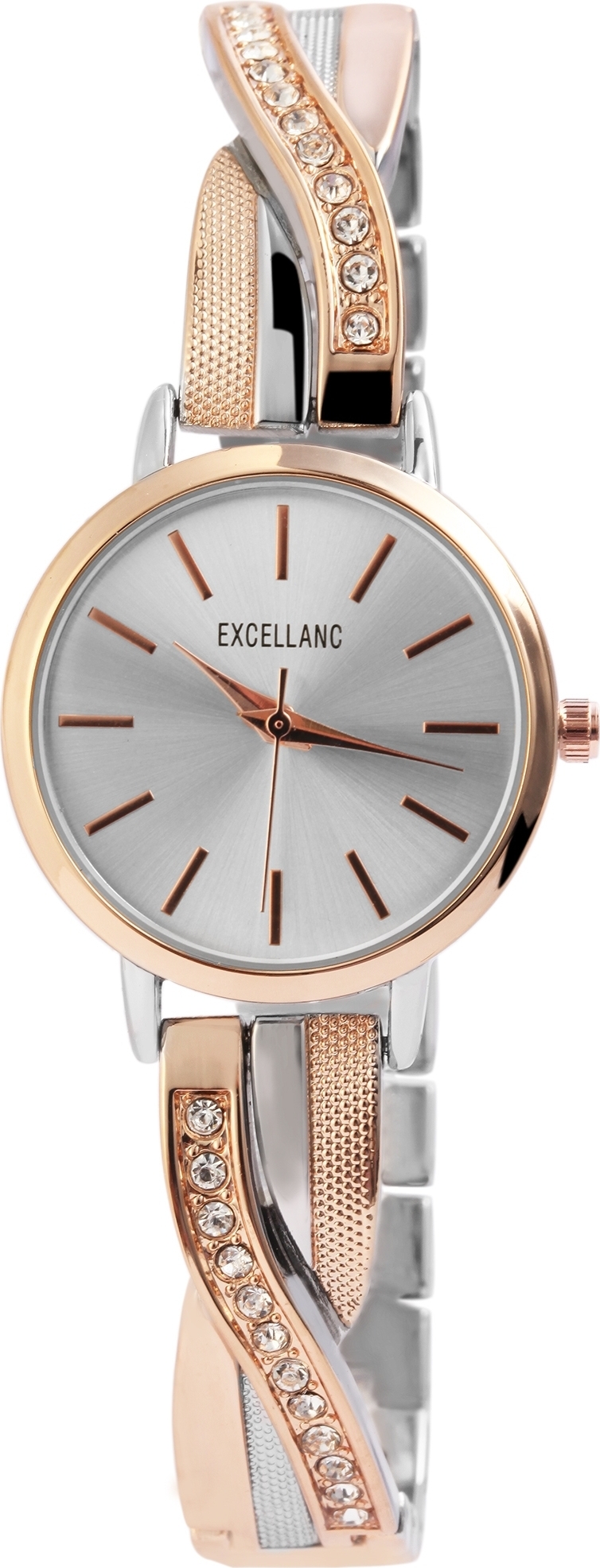 Excellanc Damenuhr mit Metallarmband