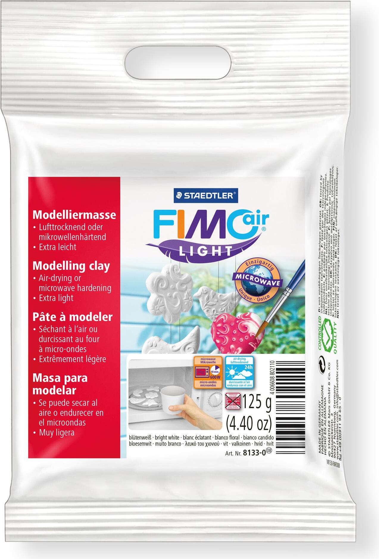 FIMO air LIGHT Modelliermasse lufthärtend weiß 125 g 8133-0