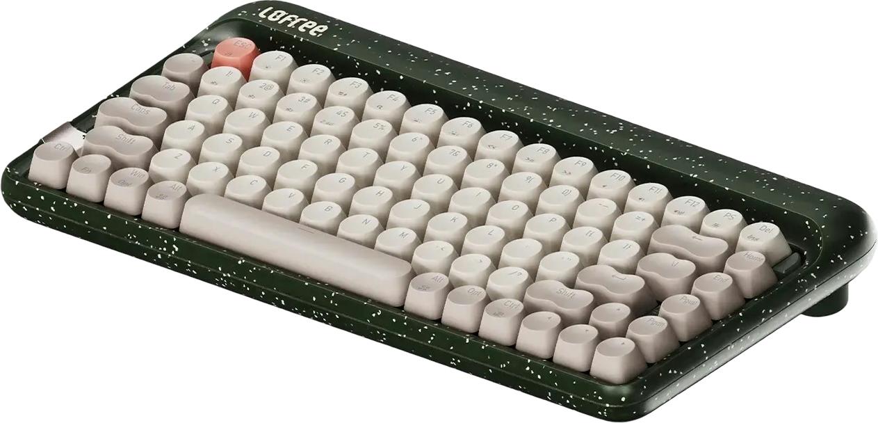 Lofree Return Kabellose Mechanische Tastatur Bluetooth 5.3 / 2.4GHz / USB-C, QWERTY Layout, Dunkelgrün