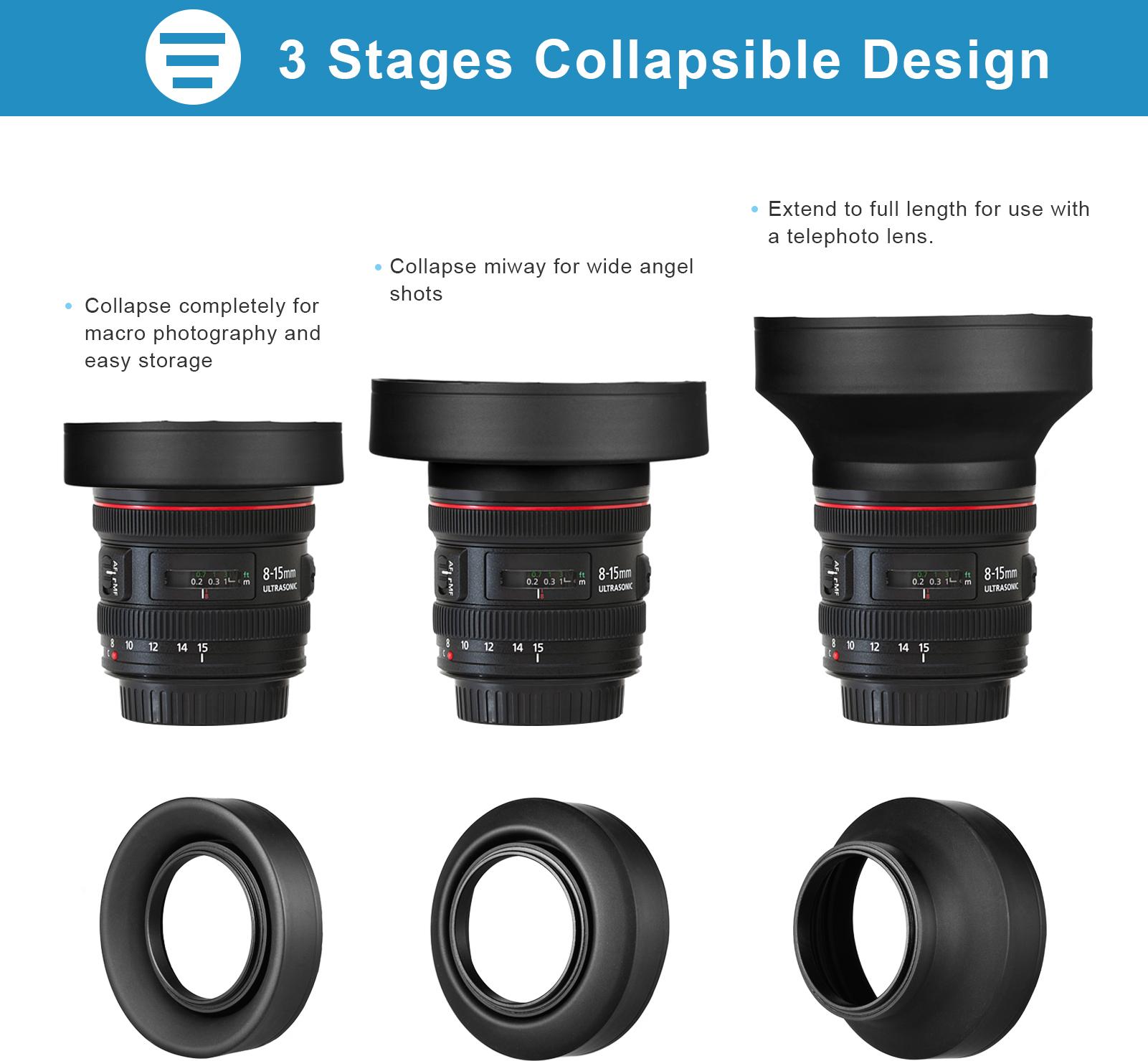 58mm sada krytu objektívu s krytom objektívu s kvetom tulipánu + skladací gumový kryt objektívu + čistiaca handrička pre Canon EOS 700D 650D 600D Rebel T5i T4i T3i T3 pre objektív Canon EF-S 18-55mm f/3.5-5.6 IS