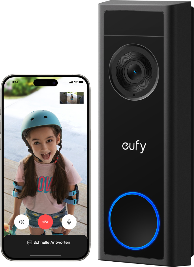 eufy Türklingel mit Kamera C31, 2K FHD und duale Stromoptionen black VC_kaufland_eufy_de_T8223311