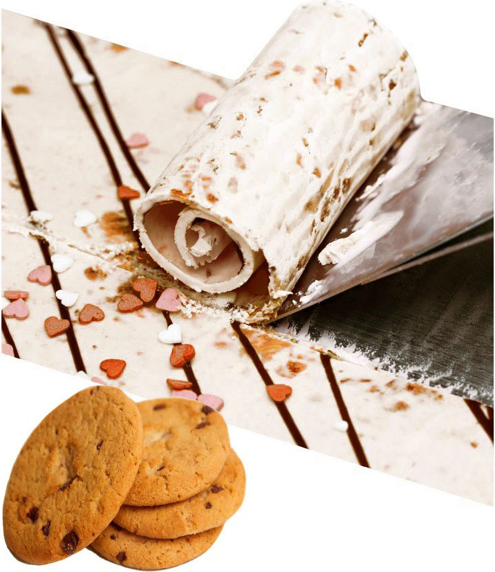 Gino Gelati Keks Cookie Rolleis Pulver 1 kg ROE-246000-1