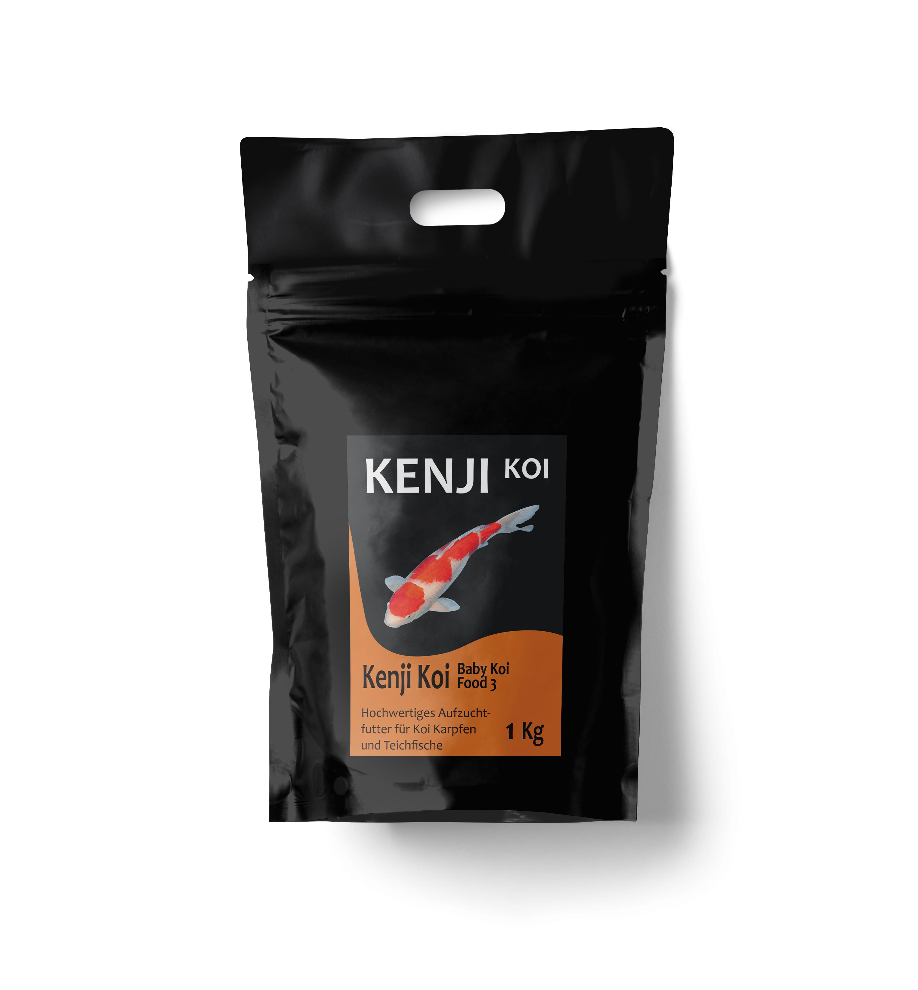 KENJI KOI Baby Food 3 – Körnung 1,2 – 2,2mm – 1kg