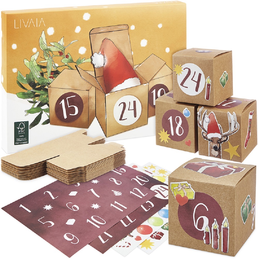 LIVAIA Adventskalender zum Selbermachen: Adventskalender zum Selbermachen (4,49) 42778354843863