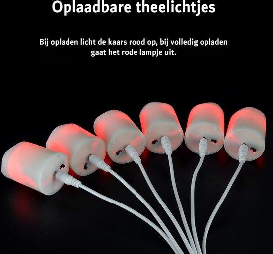 OEM LED-Lichtset mit Timer und Dimmfunktion, 12-teilig, oplaadbaar 2026