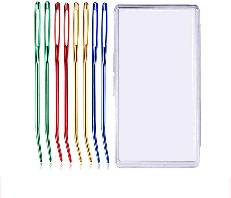 INF Stricknadelset - Stumpfe Nadeln mit großem Öhr (8 Stück) 364874