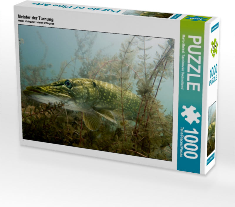 Calvendo Meister der Tarnung 1000 Teile Puzzle quer 640x480mm, Merkel. Tauchrevier Deutschlan; 7432935