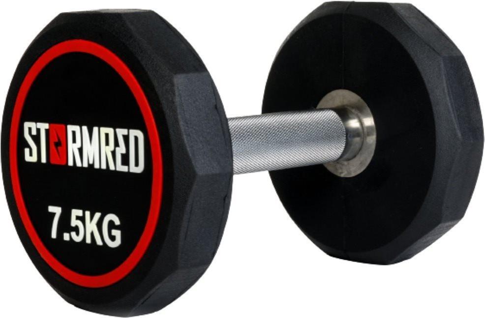 Stormred gummierte Kurzhantel 7,5 kg