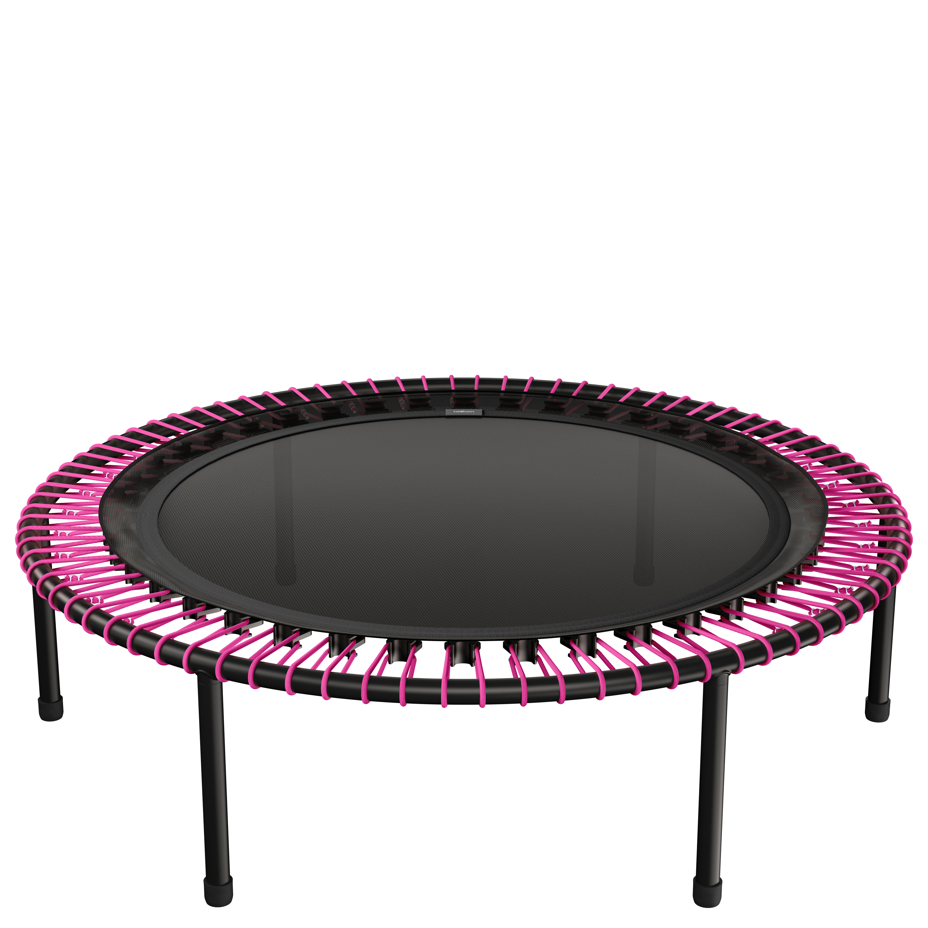 bellicon Fitness trampolína 125 cm (ružová) so zavesením na lane do 90 kg (stredná) | Stabilné skrutkové nohy | Trojdielny rám | Vyrobené v Nemecku