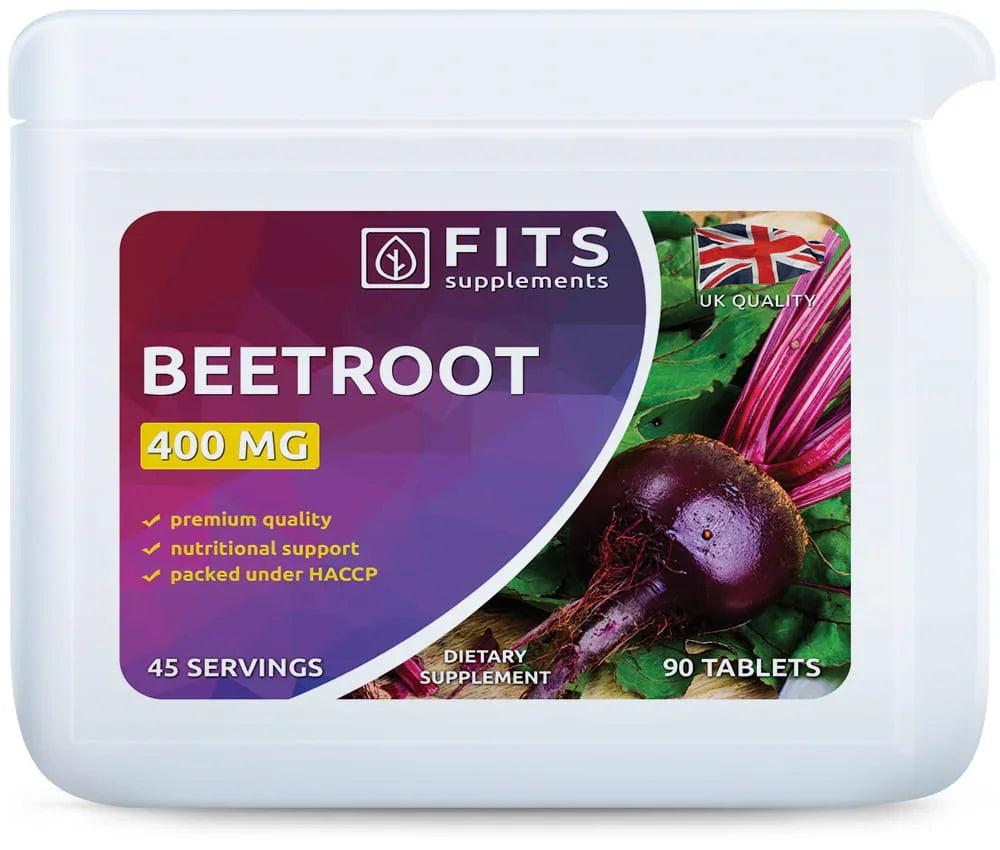 FITS Nahrungsergänzungsmittel Rote Beete 400 mg, 90 Tabletten