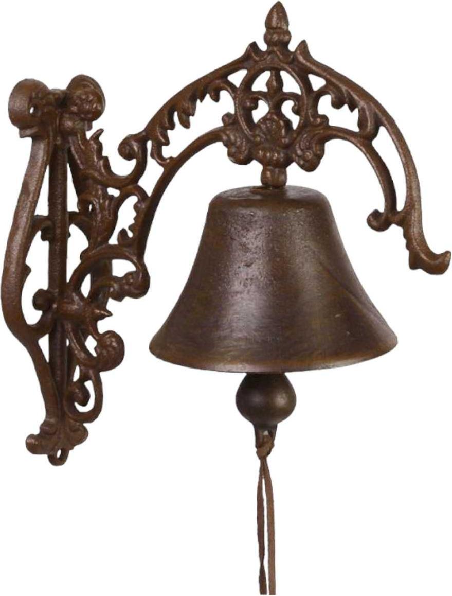 vianmo Wandglocke Türglocke Türklopfer Figürchen Gusseisen Zierglocken Zierrosette LA-45758