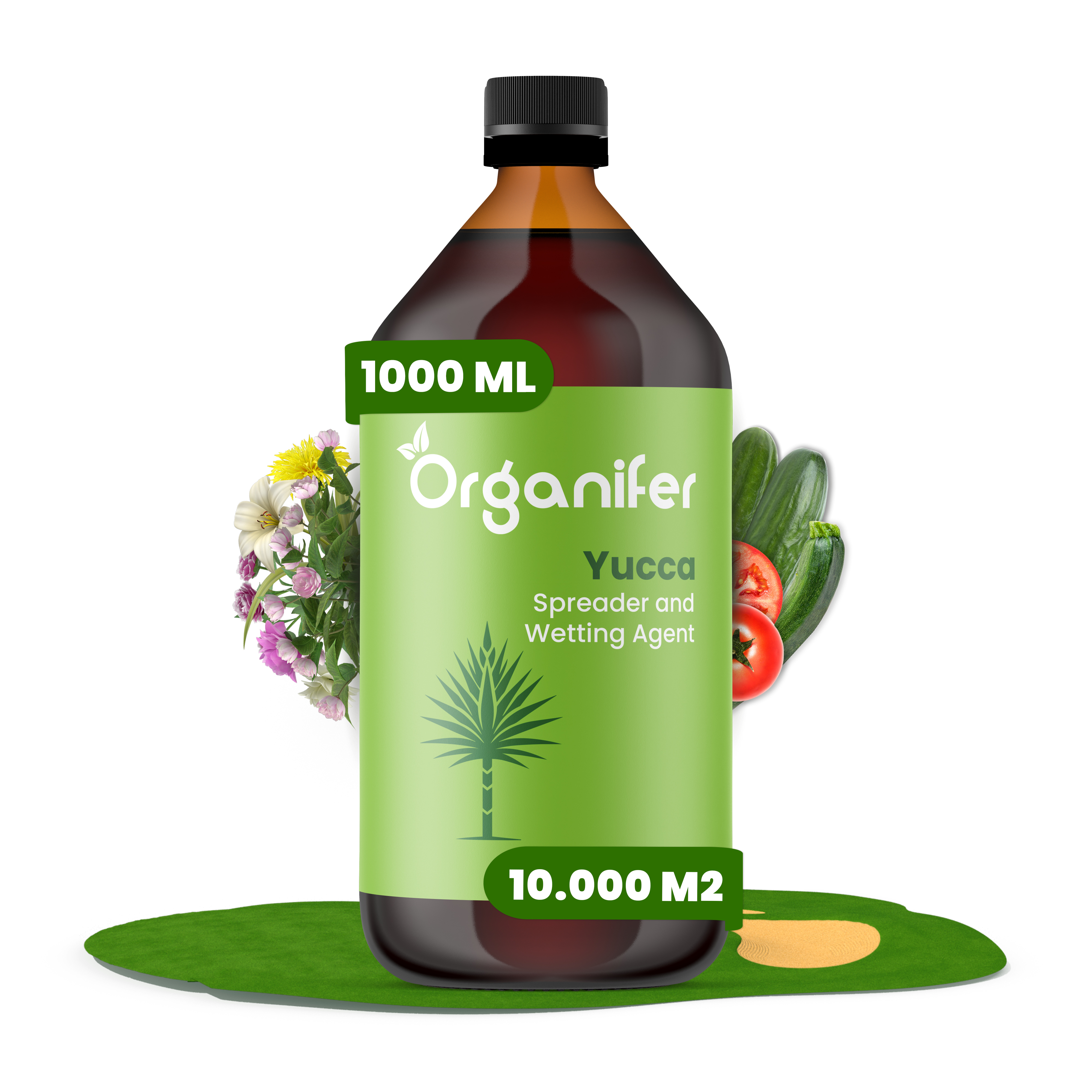 Yucca – Benetzungsagent – 1 L für 10000 m2 - Organifer 62885