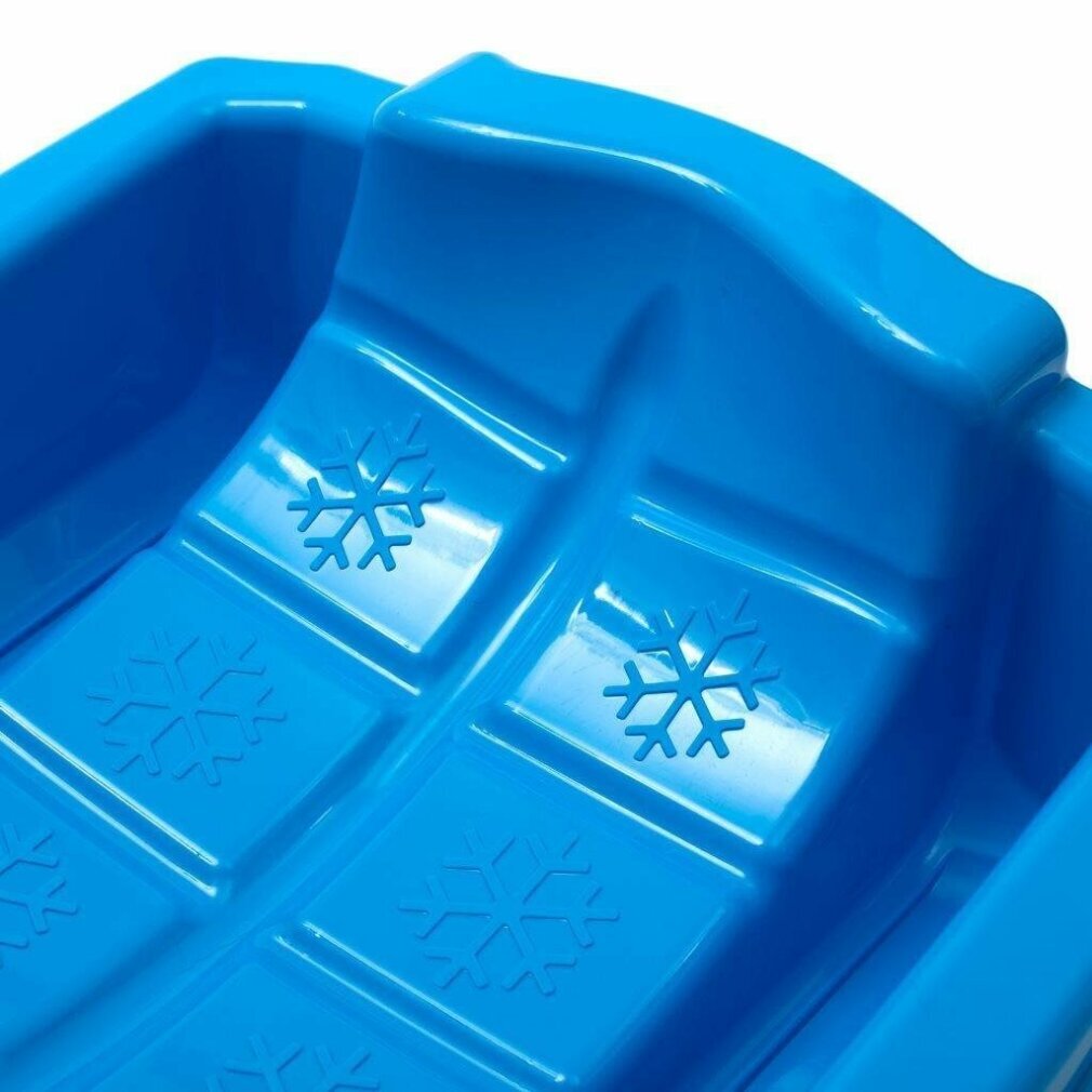 Kunststoffschlitten mit Bremsen Baby Mix KAROL gelb