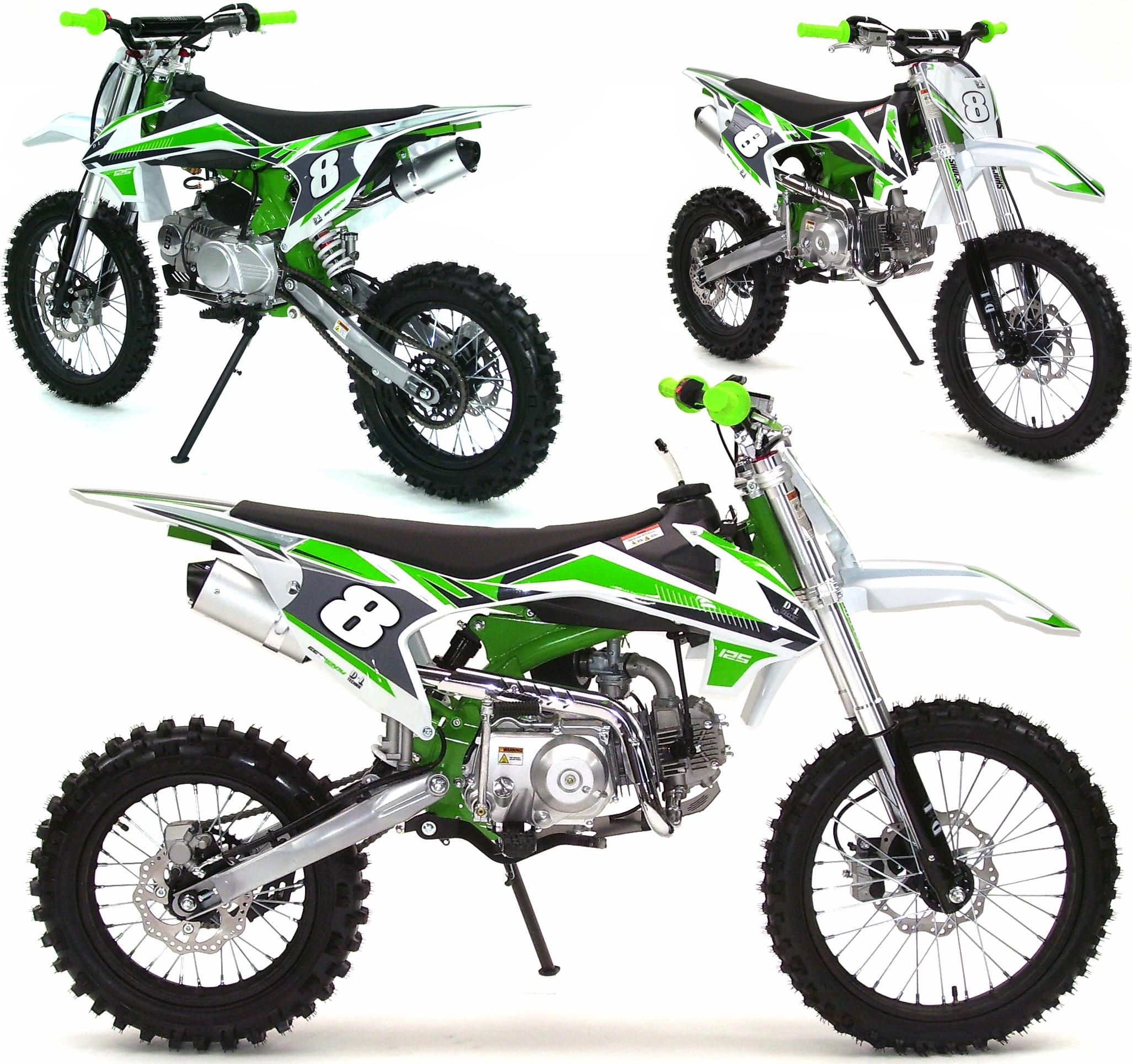 Apex Pocketbike Dirtbike 17/14 Pocket Cross Bike Crossbike 125ccm Enduro Jugend 55938