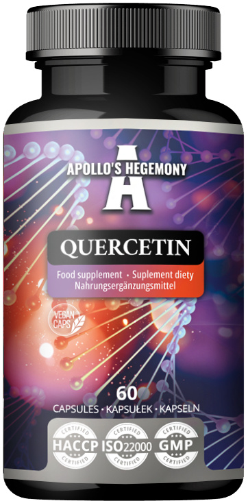 Apollo's Hegemony Quercetin 250mg pro Tagesdosis - 60 Vegane Kapseln APO-00393