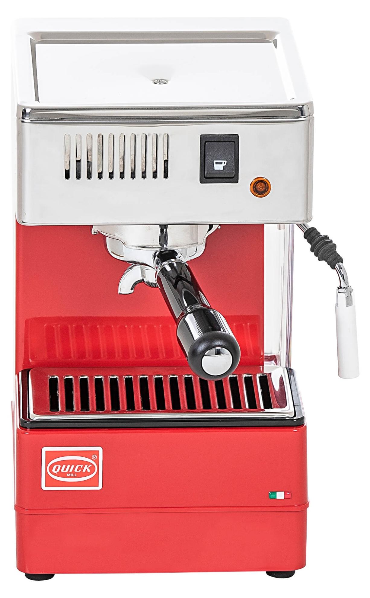 Quick Mill 0820 Stretta Rot Siebtrger Espressomaschine 0820-O-XX-RO