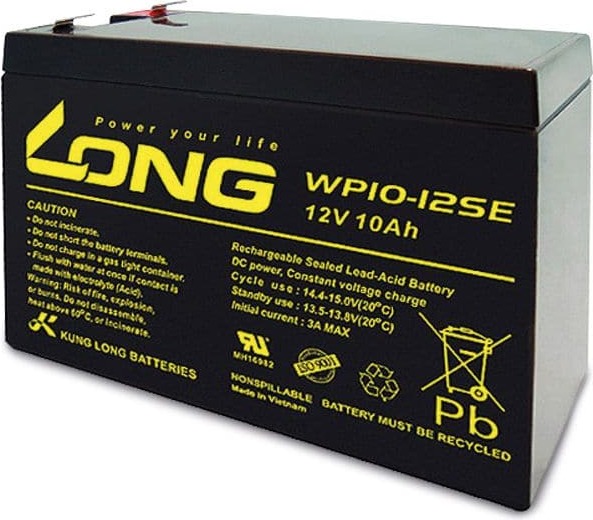 Kung Long Batteries Industrial Co., Ltd. KUNG LONG Blei-Akkumulator WP10-12SE, 12 V-/10 Ah, zyklisch