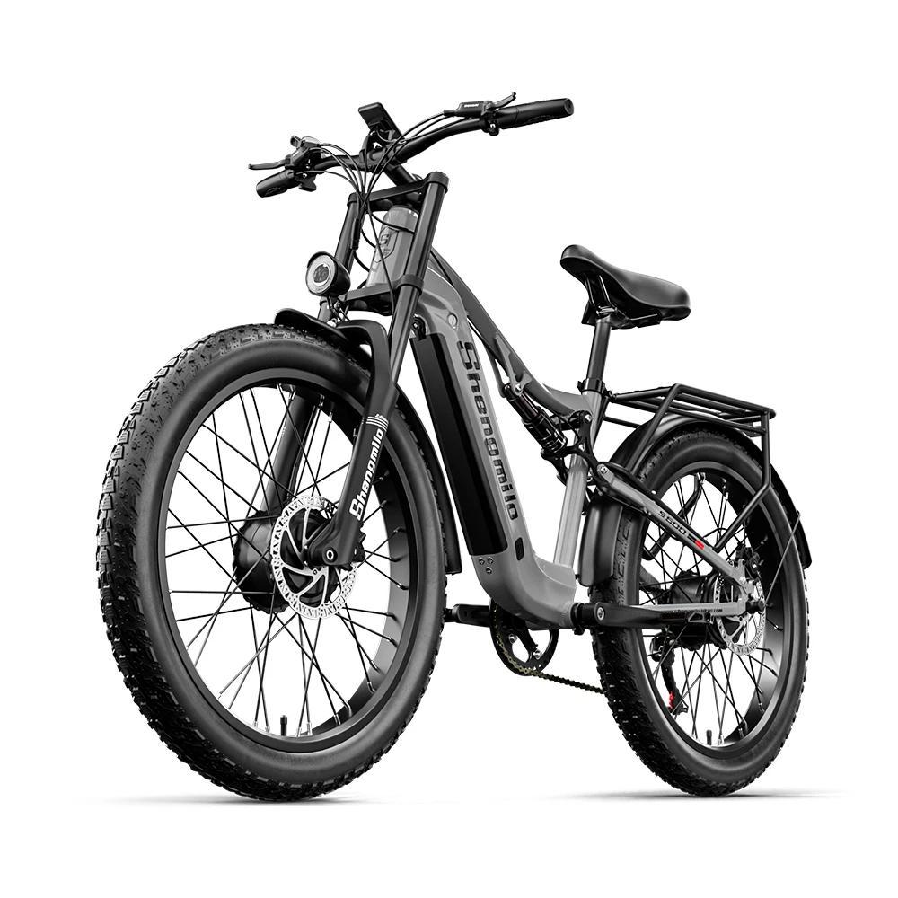 26 palcový elektrický bicykel e bike e-city bike dvojitý motor 80NM * 2 e horský bicykel s plným odpružením Samsung batéria mestský bicykel 48V 17.5AH e-bike