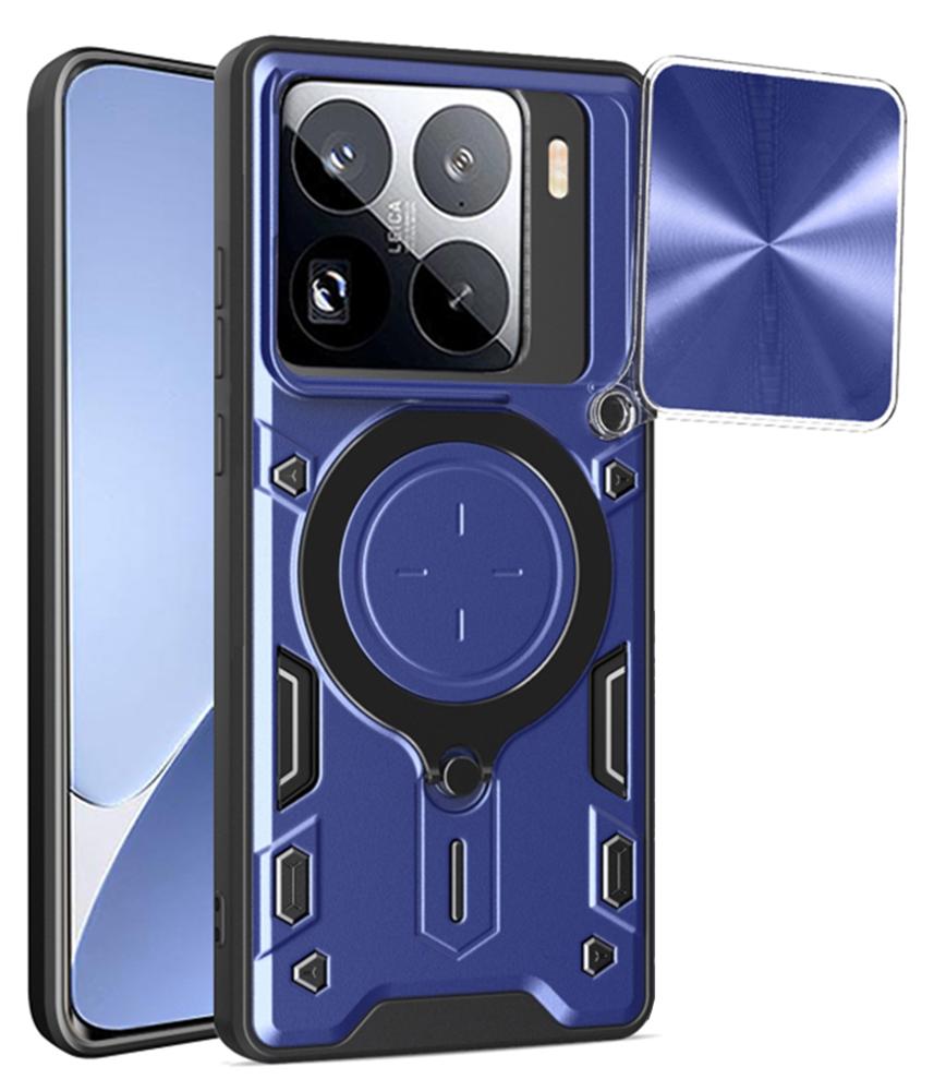 Techsuit CamGuard Pro Back Cover Hülle für Xiaomi 15 Pro - Blau