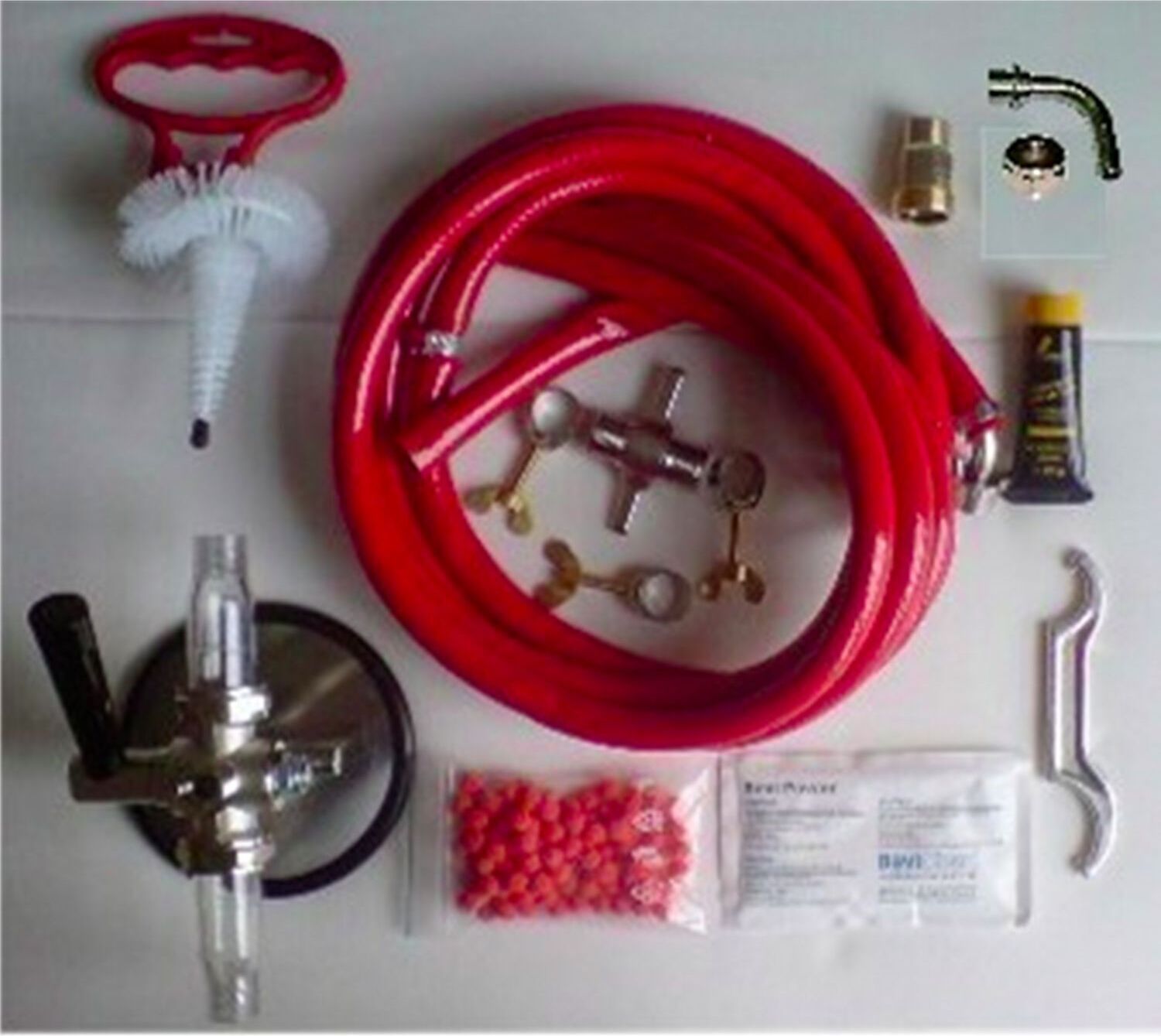 ich-zapfe Reinigungsset für Zapfanlage und Keg - groß - 2leitig - 7mm - 30mm Reinigungsadapter 4435732