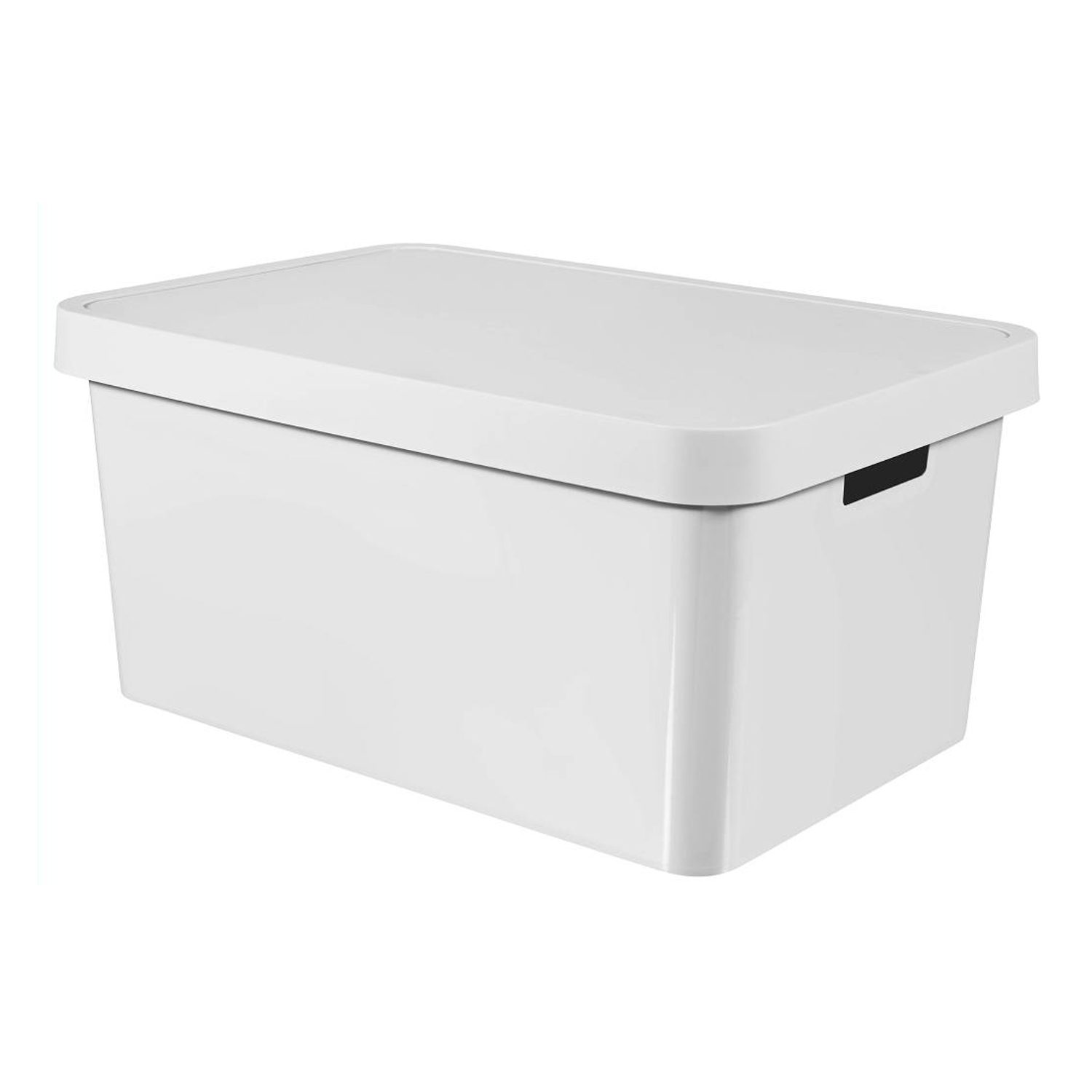 2 x Robusto-Box mit Deckel 45 L grau Aufbewahrungsbox Box Kiste 