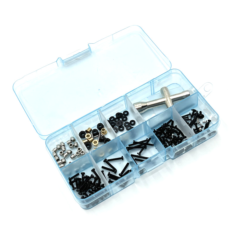Zhixia Metallschrauben Werkzeugkasten Reparaturschrauben Für 1/24 RC Crawler Car HLL868