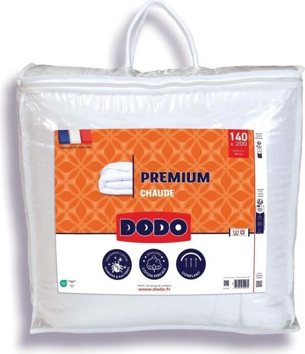 Bettdecke DODO Premium Weiß 250 g/m² 140 x 200 cm