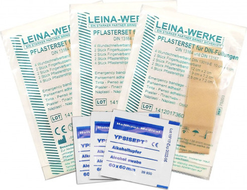 MBS FIRE LEINA-WERKE Ergänzungsset neue DIN 13157 / DIN 13169 Betriebsverbandkasten